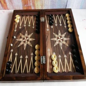 How to put a nut on a backgammon board