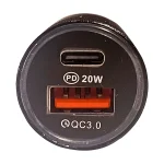 شارژر فندکی YY-C02 + FAST 18+20W به همراه کابل میکرو - تصویر 3