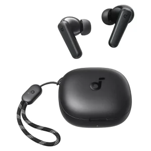 هدفون بلوتوثی انکر مدل SoundCore R50i A3949 بدون قابلیت نویز کنسلینگ، درگاه شارژ USB Type-C، دارای فناوری AI-Enhanced Calls برای کاهش نویز و بهبود مکالمات، مقاوم در برابر رطوبت و عرق