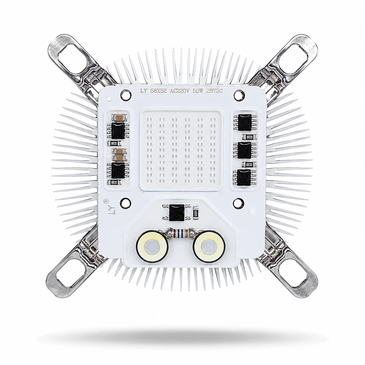 سفید اصلی پروژکتور LED نورافکن 100 وات COB نور مهتابی ضدآب IP66 پرنور مناسب مغازه، محوطه و دستفروشی - تصویر 1